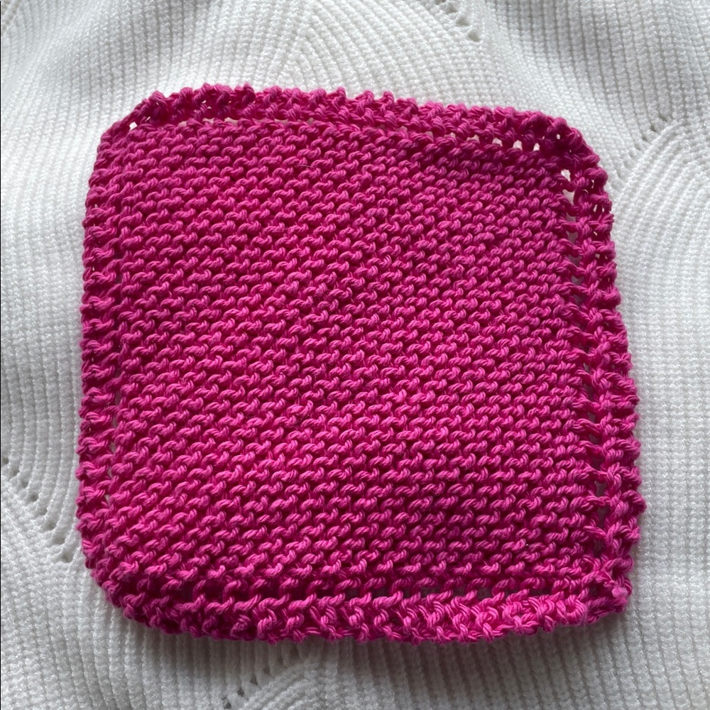 💕Pink Rose Collection💕 - Bundle of 3 Pink Dish Cloths - Picture 4 of 6